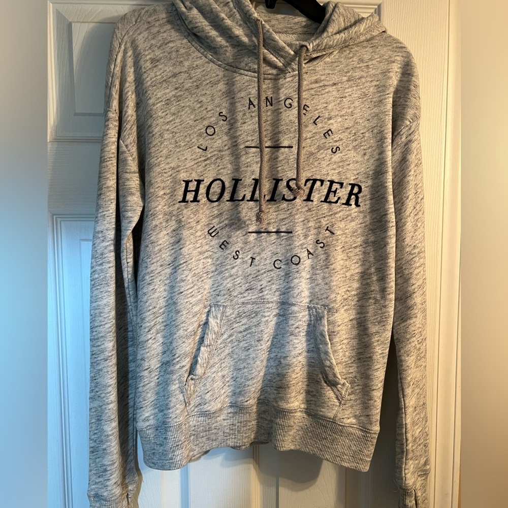 Grey Hollister hoodie